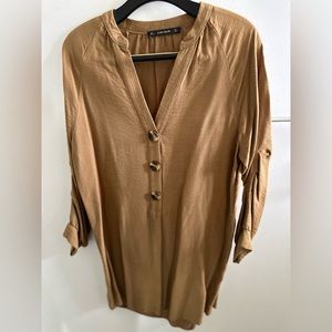 Zara tunic in color camel